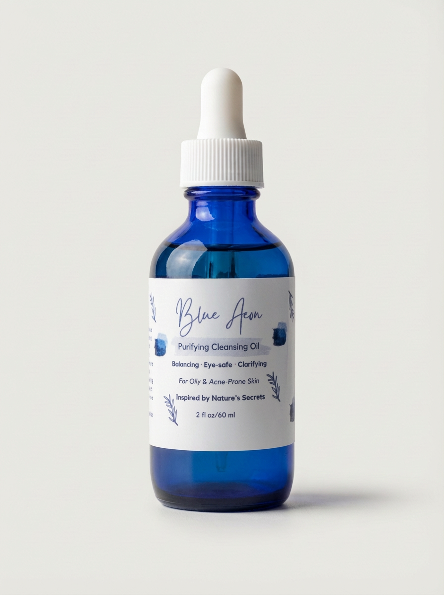 Blue Aeon Purifying Nourishing Cleansing Oil for Oily & Acne-Prone Ski