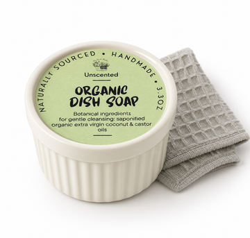 Coconut Dish Soap in Ceramic Ramekin