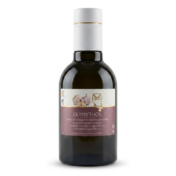 OLYMYTHOS Garlic Flavored Extra Virgin Olive Oil, 250 mL