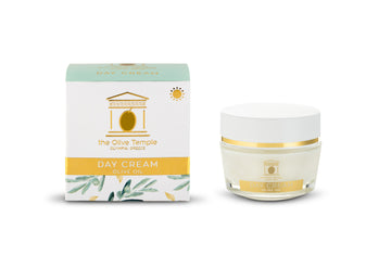 Anti-Aging Day Cream With Olive Oil, Argan & Grape Juice Polyphenols and Cross-Linked Hyaluronic Acid