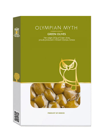 MYTHS OF ANCIENT OLYMPIA Green Olives, 250gr