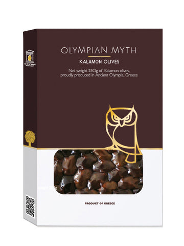 MYTHS OF ANCIENT OLYMPIA Kalamon Olives, 250gr